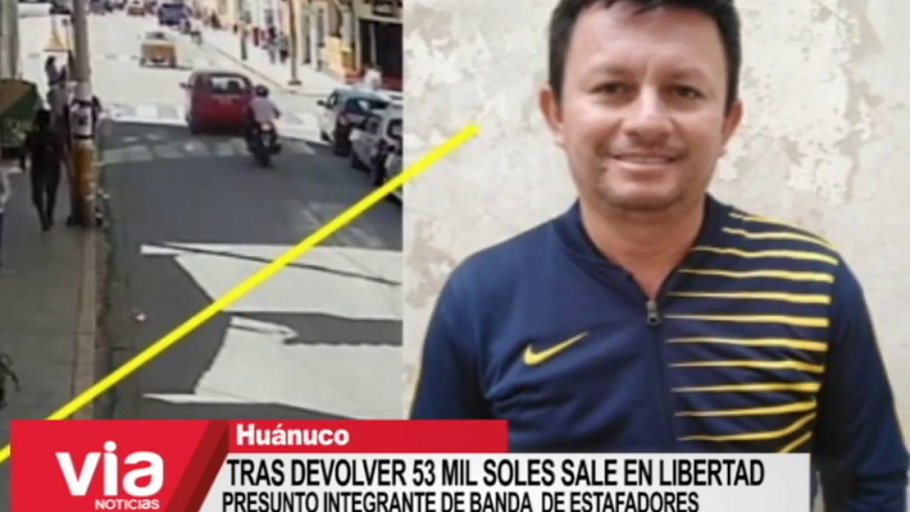 Presunto integrantes de banda de estafadores sale en libertad tras devolver 53 mil Presunto integrantes de banda de estafadores sale en libertad tras devolver 53 mil