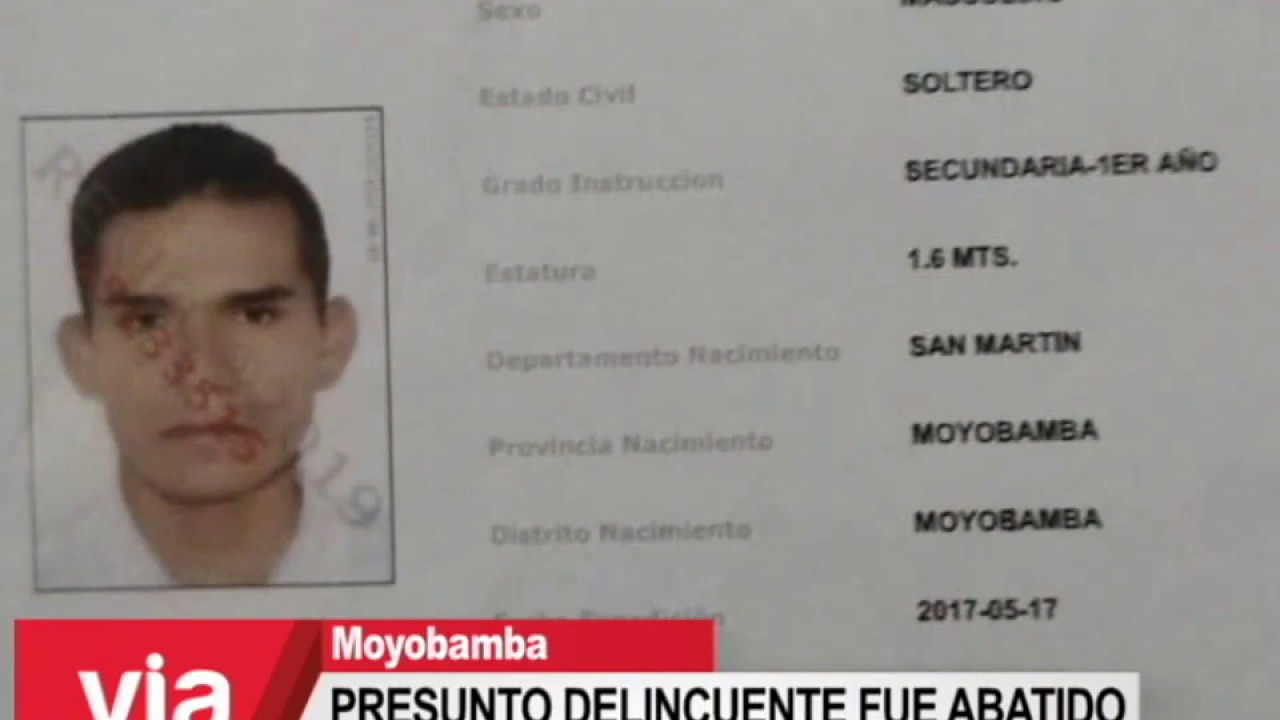 Presunto delincuente fue abatido durante enfrentamiento con policías Presunto delincuente fue abatido durante enfrentamiento con policías