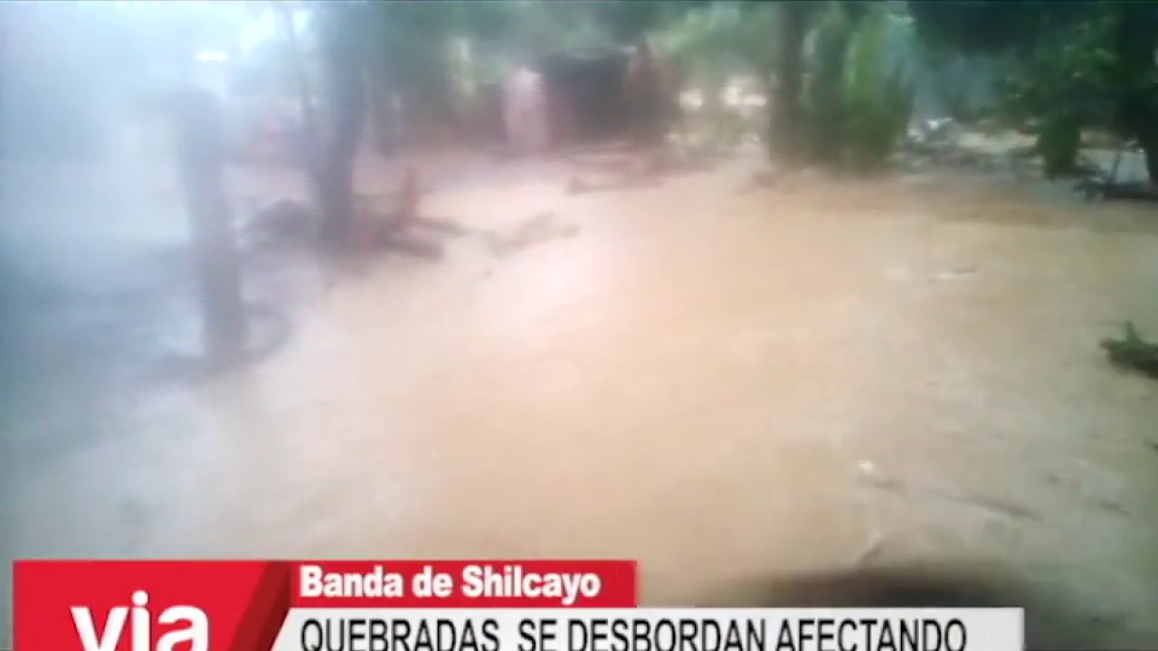 Quebradas de La Banda de Shilcayo se desbordaron afectando varias viviendas Quebradas de La Banda de Shilcayo se desbordaron afectando varias viviendas
