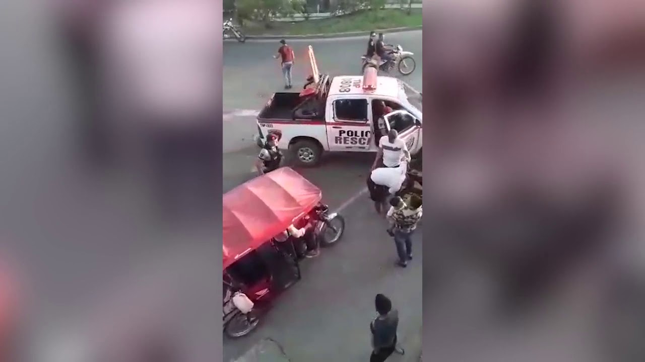 Morales: choque entre motocicletas deja un herido en el óvalo del soldado Morales: choque entre motocicletas deja un herido en el óvalo del soldado