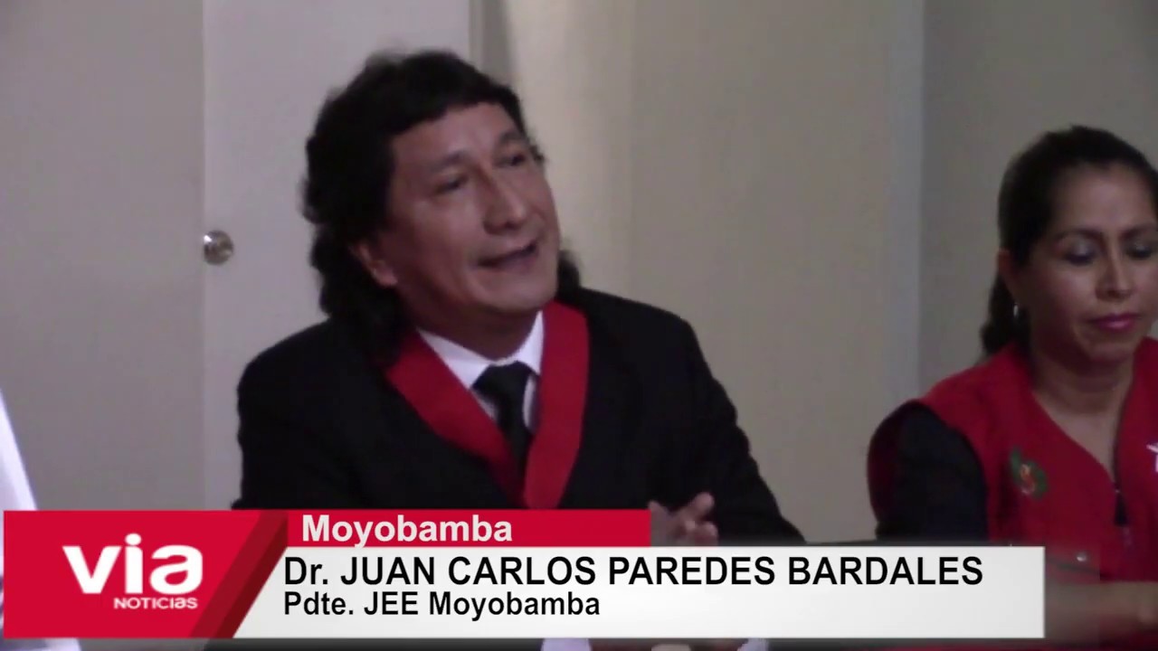 Moyobamba: JEE da a conocer resultados oficiales de elecciones congresales Moyobamba: JEE da a conocer resultados oficiales de elecciones congresales