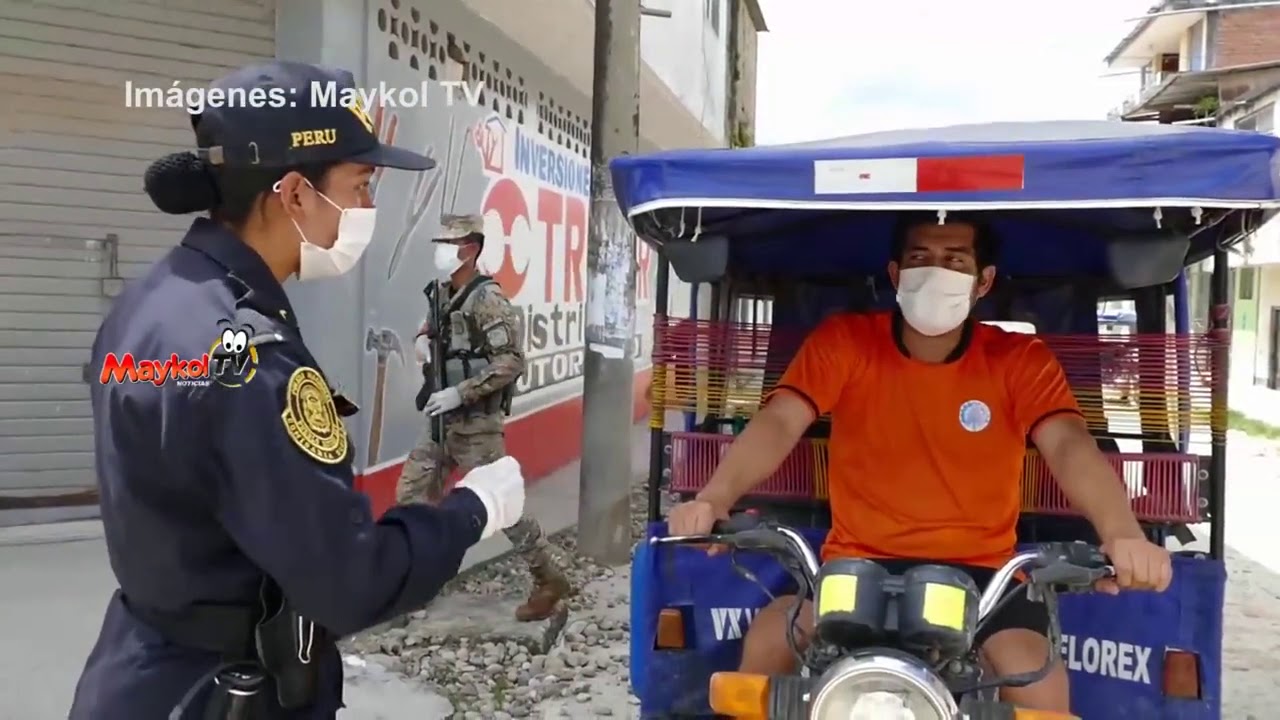 Tocache: PNP y Ejército hacen cumplir estado de emergencia estrictamente Tocache: PNP y Ejército hacen cumplir estado de emergencia estrictamente