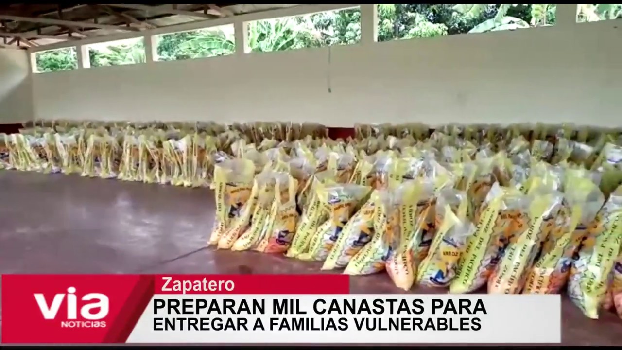 Zapatero: preparan mil canastas para entregar a familias vulnerables Zapatero: preparan mil canastas para entregar a familias vulnerables