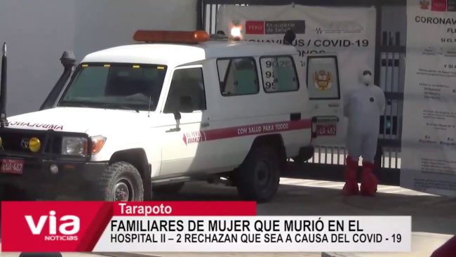 Mujer que murió en el Hospital II-2, rechazan que sea a causa del covid-19 Mujer que murió en el Hospital II-2, rechazan que sea a causa del covid-19