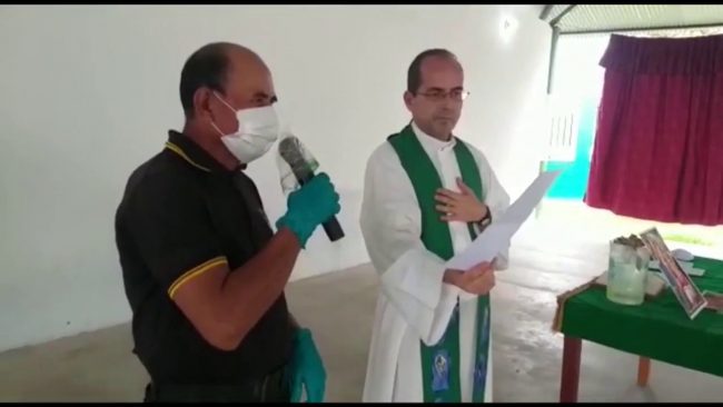 Picota: serenos participan de misa  de fortalecimiento espiritual
