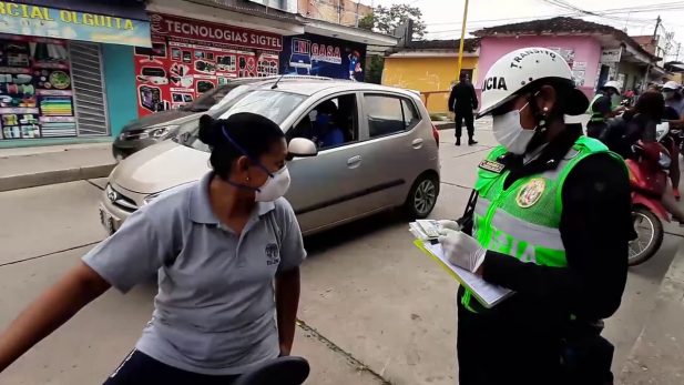Tarapoto: PNP sanciona a 200 infractores al reglamento nacional de tránsito Tarapoto: PNP sanciona a 200 infractores al reglamento nacional de tránsito