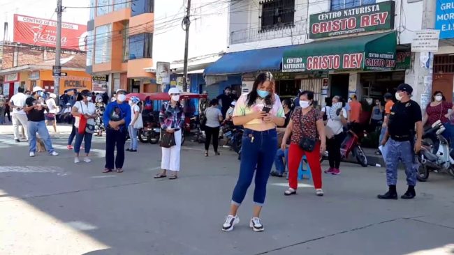 Tarapoto: 54 comerciantes del mercado dos resultaron positivo para la COVID-19 Tarapoto: 54 comerciantes del mercado dos resultaron positivo para la COVID-19