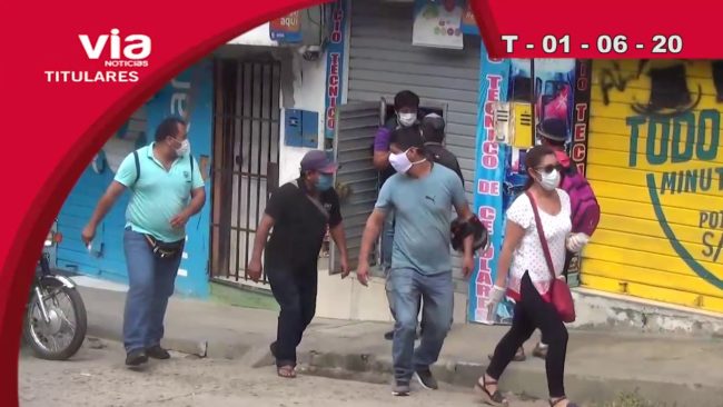 Titulares 01 de junio del 2020 – VIA Noticias de Tarapoto