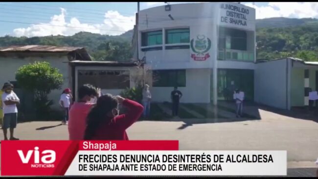 Denuncian desinterés de alcaldesa de Shapaja ante estado de emergencia Denuncian desinterés de alcaldesa de Shapaja ante estado de emergencia
