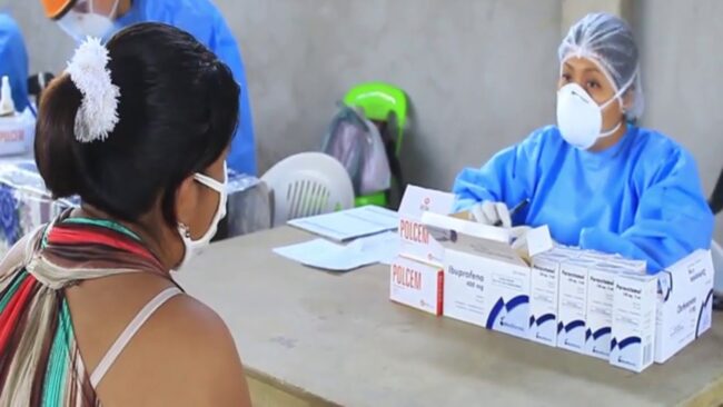 Establecimiento de salud itinerante llega La Banda de Shilcayo