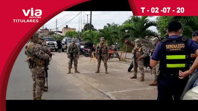 Titulares 02 de julio del 2020 – VIA Noticias de Tarapoto Titulares 02 de julio del 2020 – VIA Noticias de Tarapoto