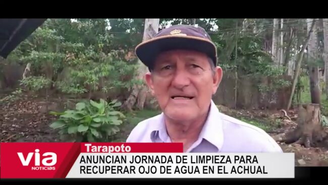 Anuncian jornada de limpieza para recuperar ojo de agua en el Achual Anuncian jornada de limpieza para recuperar ojo de agua en el Achual