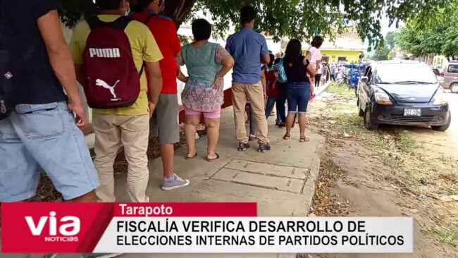 Fiscalía supervisa desarrollo de elecciones internas de partido políticos Fiscalía supervisa desarrollo de elecciones internas de partido políticos