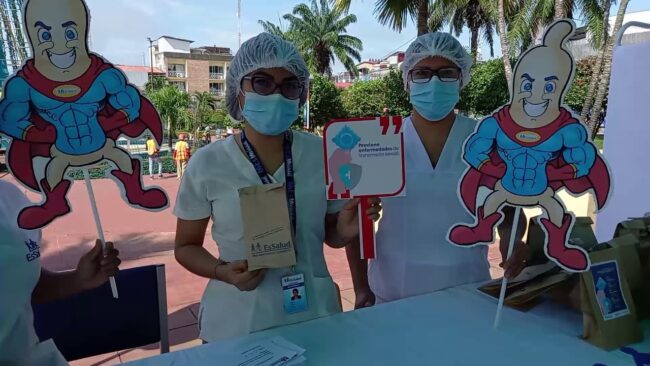 Realizan tamizaje de VIH y charlas de sensibilización sobre esta enfermedad Realizan tamizaje de VIH y charlas de sensibilización sobre esta enfermedad