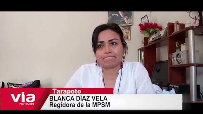Regidora Blanca Díaz responde sobre el pedido de vacancia en su contra Regidora Blanca Díaz responde sobre el pedido de vacancia en su contra