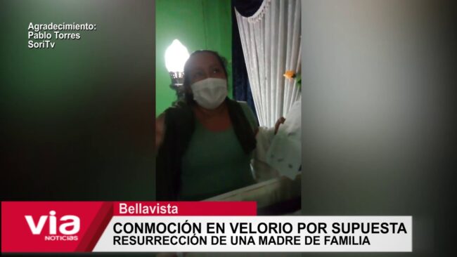 Conmoción en velorio por una supuesta resurrección de una madre de familia