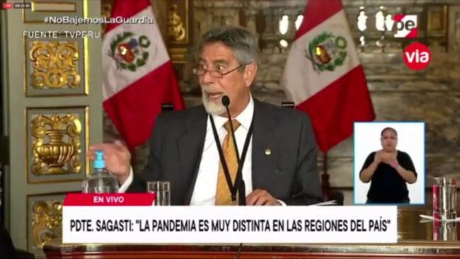 San Martín se encuentra en un nivel de alerta sanitaria y económica moderada San Martín se encuentra en un nivel de alerta sanitaria y económica moderada
