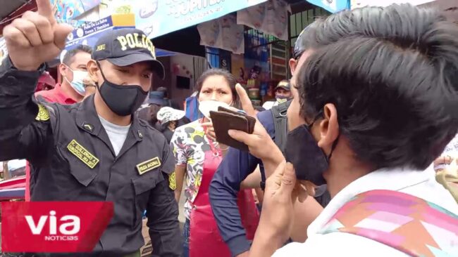 Tarapoto: motociclista sin documentos trató de resistirse a intervención policial Tarapoto: motociclista sin documentos trató de resistirse a intervención policial