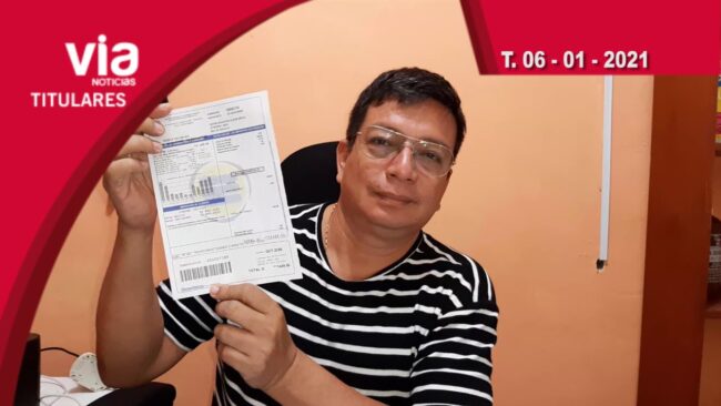 Titulares 06 de enero del 2021 – VIA Noticias de Tarapoto Titulares 06 de enero del 2021 – VIA Noticias de Tarapoto