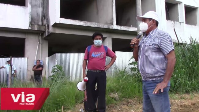 Frecides realiza medida de protesta contra el supuesto mal servicio de agua potable Frecides realiza medida de protesta contra el supuesto mal servicio de agua potable