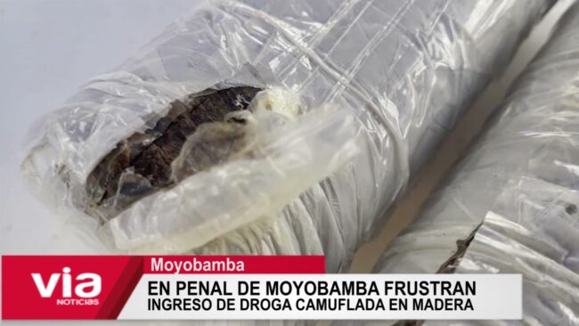 En penal de Moyobamba frustran ingreso de droga camuflada en madera En penal de Moyobamba frustran ingreso de droga camuflada en madera