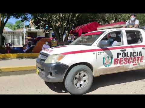 Agentes del escuadrón de emergencia 105 auxilian a joven que resultó herido Agentes del escuadrón de emergencia 105 auxilian a joven que resultó herido