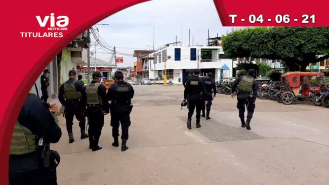 Titulares 04 de junio del 2021 – VIA Noticias de Tarapoto Titulares 04 de junio del 2021 – VIA Noticias de Tarapoto
