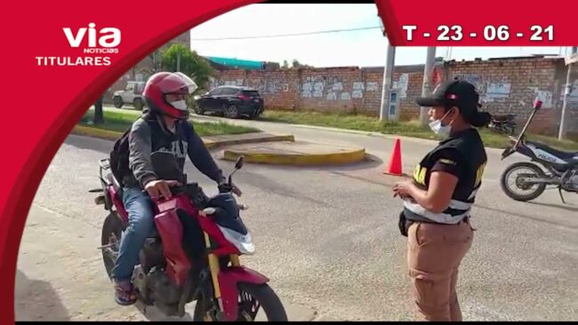 Titulares miércoles del 23 de junio del 2021