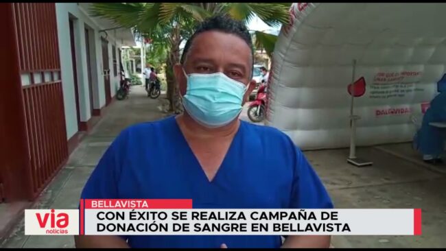 Con éxito se realiza campaña de donación de sangre en Bellavista Con éxito se realiza campaña de donación de sangre en Bellavista