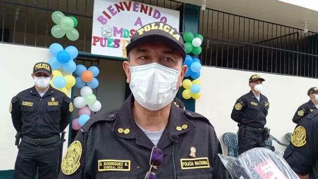 Inauguran puesto de apoyo rápido de la Policía Nacional Inauguran puesto de apoyo rápido de la Policía Nacional