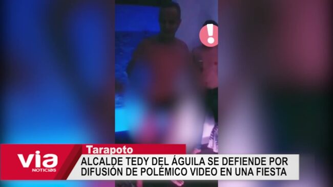 Tarapoto: alcalde se defiende por difusión de polémico video en una fiesta Tarapoto: alcalde se defiende por difusión de polémico video en una fiesta
