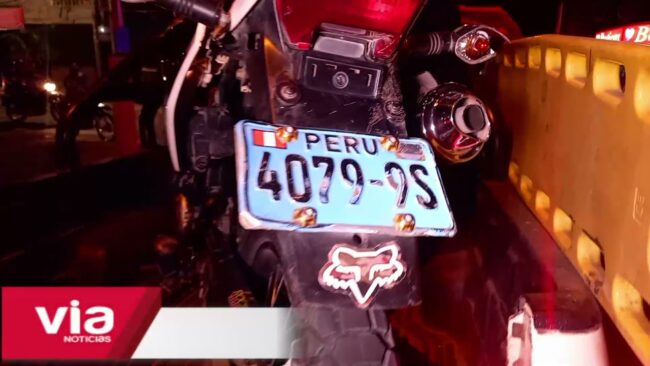 Tarapoto: colombiano resulta herido en choque de moto y automóvil Tarapoto: colombiano resulta herido en choque de moto y automóvil