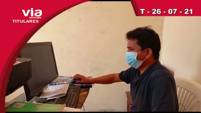 Titulares lunes 26 de julio del 2021 – VIA Noticias Tarapoto Titulares lunes 26 de julio del 2021 – VIA Noticias Tarapoto