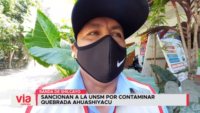 Sancionan a la Universidad Nacional de San Martín por contaminar quebrada Ahuashiyacu Sancionan a la Universidad Nacional de San Martín por contaminar quebrada Ahuashiyacu