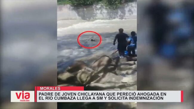 Morales: padre de joven que pereció ahogada en el Río Cumbaza solicita indemnización Morales: padre de joven que pereció ahogada en el Río Cumbaza solicita indemnización