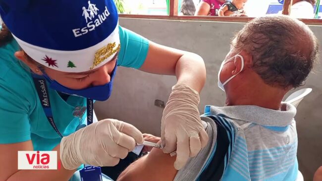 San Martín aún no logra  el 80% de pobladores vacunados con tercera dosis