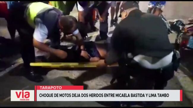 Choque de mototaxi deja dos heridos entre Micaela Bastida y Lima Tambo Choque de mototaxi deja dos heridos entre Micaela Bastida y Lima Tambo