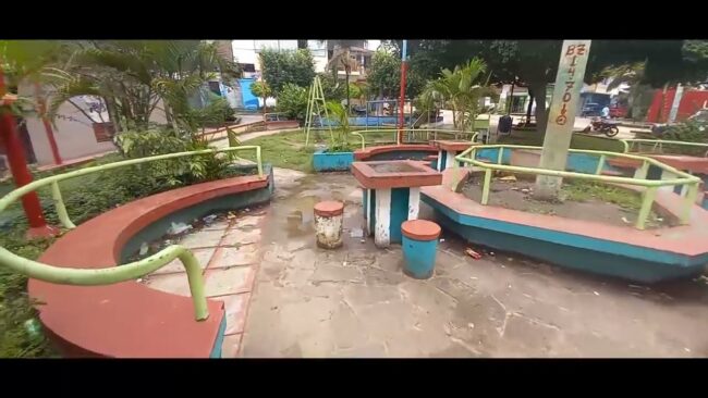 Vecinos piden mantenimiento de parque de niños en Tarapoto Vecinos piden mantenimiento de parque de niños en Tarapoto