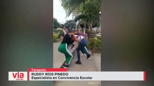 Especialista en convivencia escolar de la ugel San Martín visita planteles por peleas de escolares Especialista en convivencia escolar de la ugel San Martín visita planteles por peleas de escolares