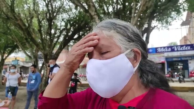 Madre de familia considerada en extrema pobreza espera ser atendida en el programa pensión 65 Madre de familia considerada en extrema pobreza espera ser atendida en el programa pensión 65