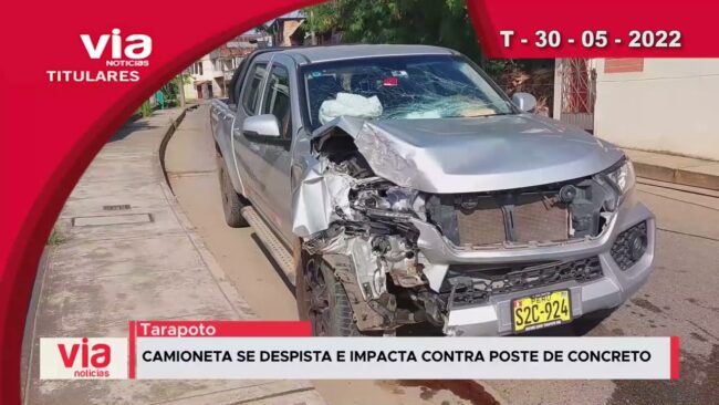 Titulares lunes 30 de mayo del 2022 – VIA Noticias de Tarapoto Titulares lunes 30 de mayo del 2022 – VIA Noticias de Tarapoto