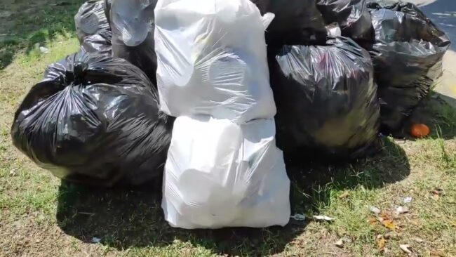 Arrojan gran cantidad de basura frente al hospital de Essalud de Tarapoto