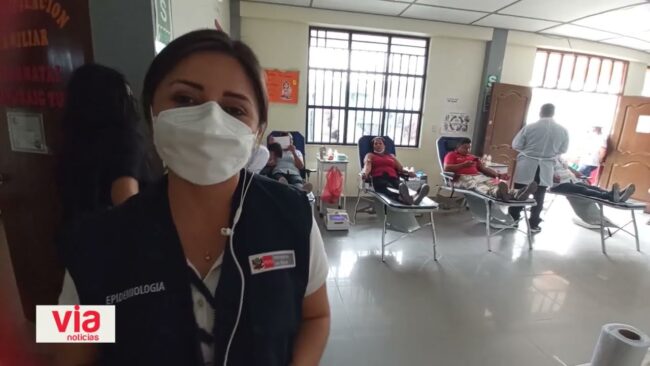 Con éxito se realiza campaña de donación voluntaria de sangre en Bajo Naranjillo Con éxito se realiza campaña de donación voluntaria de sangre en Bajo Naranjillo