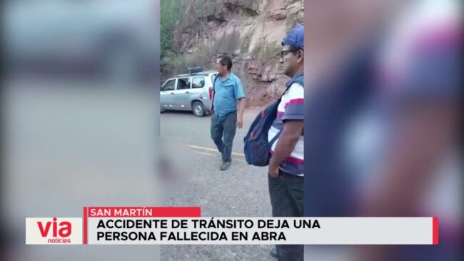 Accidente de tránsito deja una persona fallecida en el sector Abra Accidente de tránsito deja una persona fallecida en el sector Abra