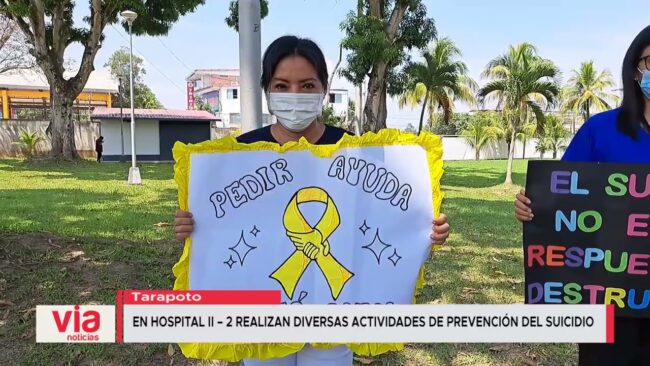 En Hospital II – 2 realizan diversas actividades de prevención del suicidio En Hospital II – 2 realizan diversas actividades de prevención del suicidio