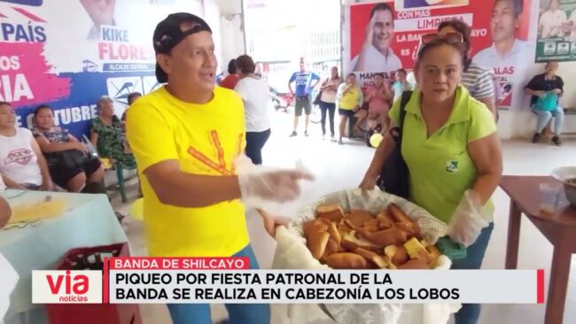 Piqueo por fiesta patronal de la Banda de Shilcayo se realiza en Cabezonía los Lobos Piqueo por fiesta patronal de la Banda de Shilcayo se realiza en Cabezonía los Lobos