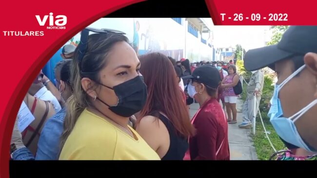 Titulares 26 de septiembre del 2022 – VIA Noticias de Tarapoto Titulares 26 de septiembre del 2022 – VIA Noticias de Tarapoto