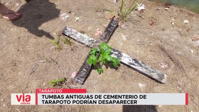 Tumbas antiguas de cementerio de Tarapoto podrían desaparecer Tumbas antiguas de cementerio de Tarapoto podrían desaparecer