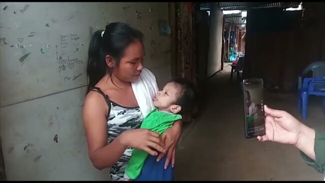 Brindan ayuda a niño de 3 años con desnutrición y parálisis cerebral Brindan ayuda a niño de 3 años con desnutrición y parálisis cerebral