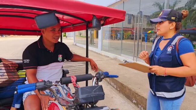 Multan a mototaxistas por carecer  de tarjeta única de circulación